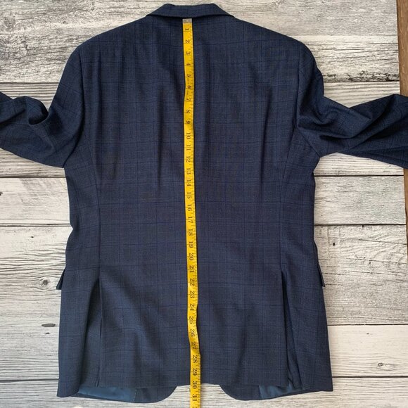 Hart Schaffner Marx Union Made Check Print 2 Button Blazer - Picture 15 of 16